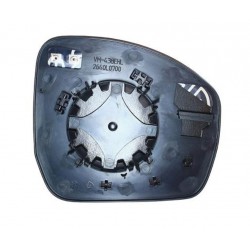 Piastra specchietto termica con vetro blis system sx