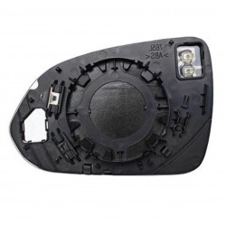 Piastra specchietto termica con vetro dx