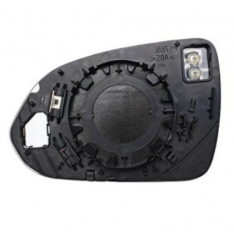 Piastra specchietto termica con vetro dx