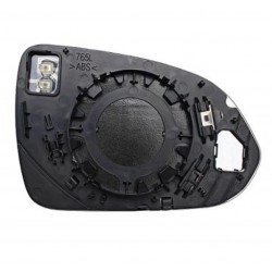 Piastra specchietto termica con vetro sx