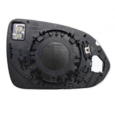 Piastra specchietto termica con vetro sx