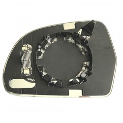 Piastra specchietto termica con vetro blu h 125mm dx