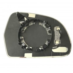 Piastra specchietto termica con vetro blu h 125mm dx