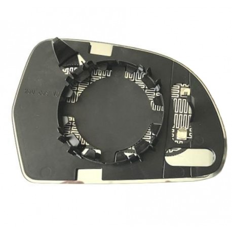 Piastra specchietto termica con vetro blu h 125mm dx