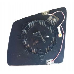 Piastra specchietto termica con vetro antiabbagliante 4 pin dx