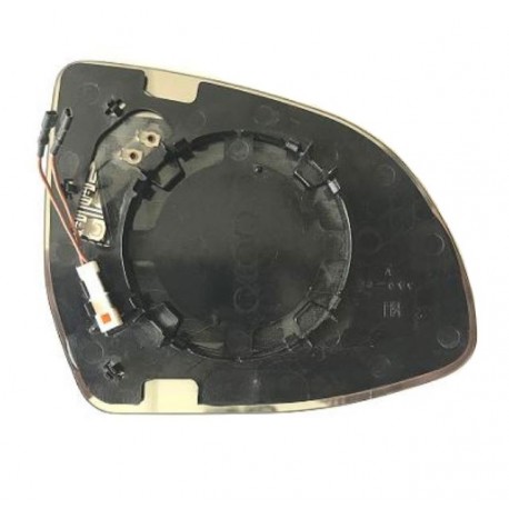 Piastra specchietto termica con vetro antiabbagliante 4 pin sx