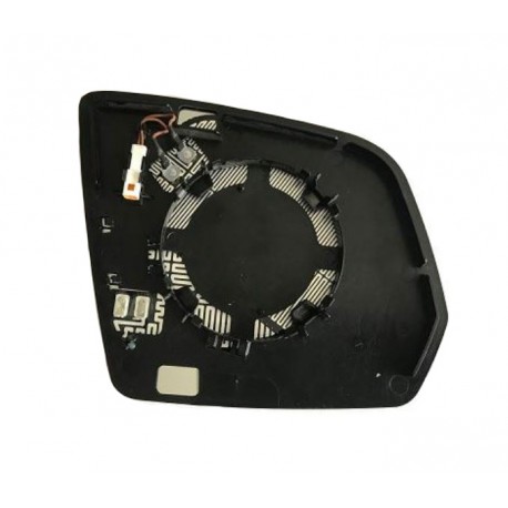 Piastra specchietto termica con vetro asferico antiabbagliante 4 pin sx