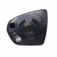 Piastra specchietto termica con vetro asferico dx