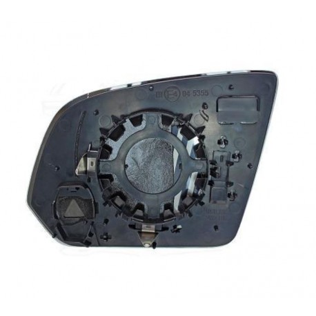 Piastra specchietto con vetro dx