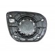 Piastra specchietto termica con vetro sx