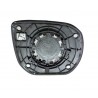 Piastra specchietto termica con vetro sx
