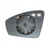 Piastra specchietto termica con vetro dx