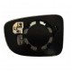 Piastra specchietto termica con vetro blind spot dx