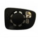 Piastra specchietto termica con vetro blind spot sx
