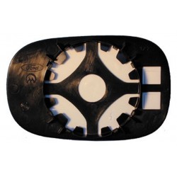 Piastra specchietto con vetro lato