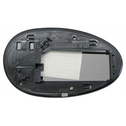 Piastra specchietto con vetro lato