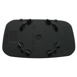 Piastra specchietto con vetro lato