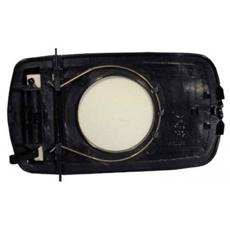 Piastra specchietto con vetro lato guida - sx