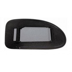 Piastra specchietto con vetro lato guida - sx