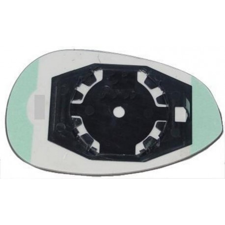 Piastra specchietto con vetro lato guida - sx