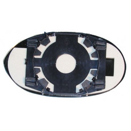 Piastra specchietto con vetro lato guida - sx