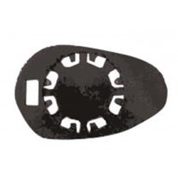 Piastra specchietto con vetro lato guida - sx
