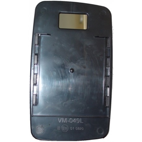 Piastra specchietto con vetro lato guida - sx