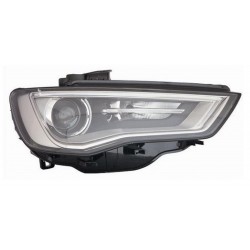 Proiettore Xenon D3S a led parabola interna nera dx