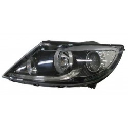 Proiettore H7 - H7 a led parabola nera sx