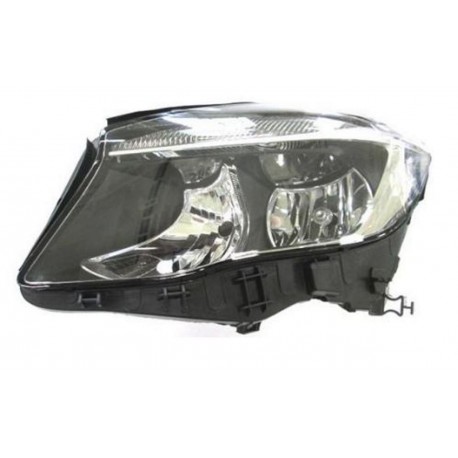 Proiettore H7 - H15 parabola nera sx