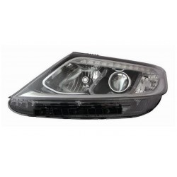 Proiettore H7 - H7 - PY21 a led parabola nera sx