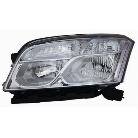 Proiettore H7 - H1 - W21/5W parabola cromata sx