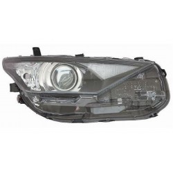 Proiettore HIR2 a led con lenticolare parabola nera dx