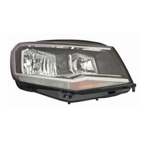 Proiettore H7 - W5W - H21W parabola nera dx