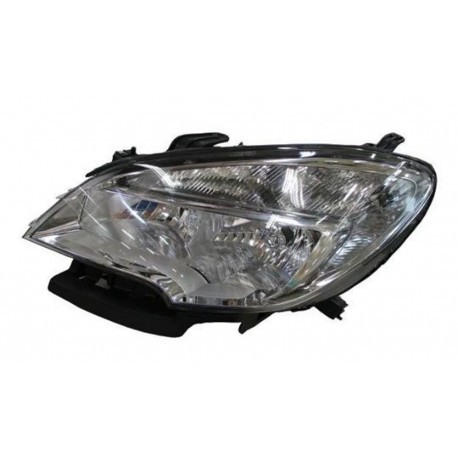 Proiettore H7 - HB3 - WY21W - W21 parabola cromata sx