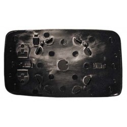 Piastra specchietto con vetro lato guida - sx