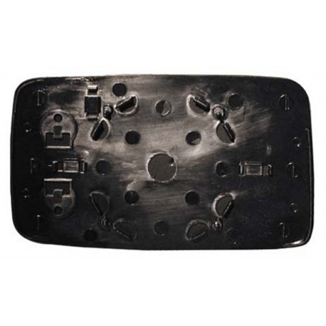 Piastra specchietto con vetro lato guida - sx
