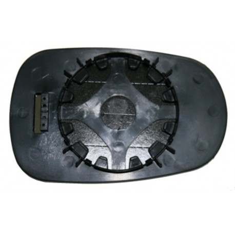Piastra specchietto con vetro lato guida - sx