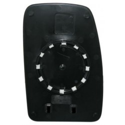 Piastra specchietto con vetro lato guida - sx