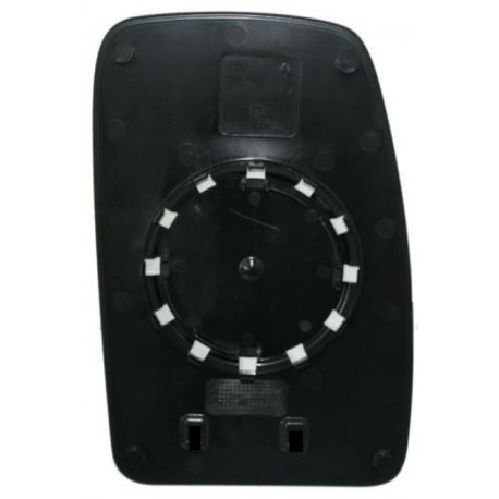 Piastra specchietto con vetro lato guida - sx