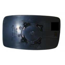 Piastra specchietto con vetro lato guida - sx