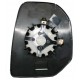 Piastra specchietto con vetro lato guida - sx