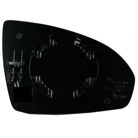 Piastra specchietto con vetro lato guida - sx