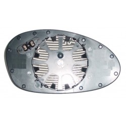 Piastra specchietto con vetro lato guida - sx