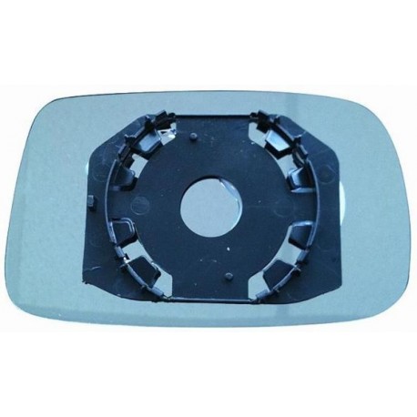 Piastra specchietto con vetro lato guida - sx