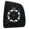 Piastra specchietto con vetro lato guida - sx