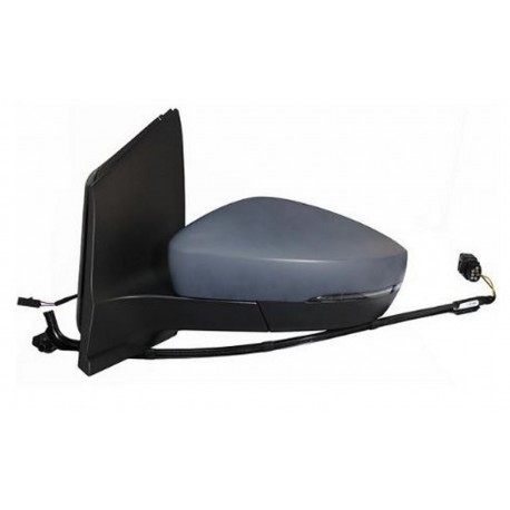 Retrovisore elettrico asferico con freccia safe lock 8 pin verniciabile sx