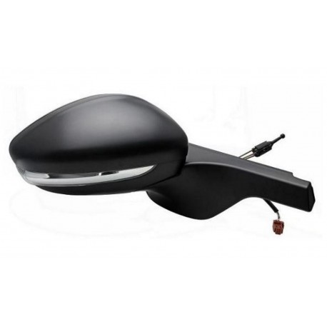 Retrovisore meccanico con freccia nero dx