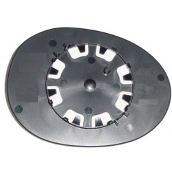 Piastra specchietto con vetro lato guida - sx