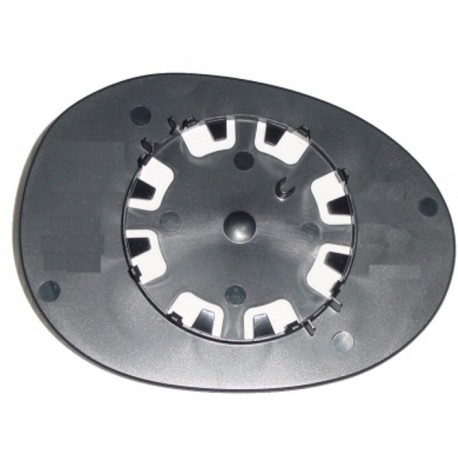 Piastra specchietto con vetro lato guida - sx